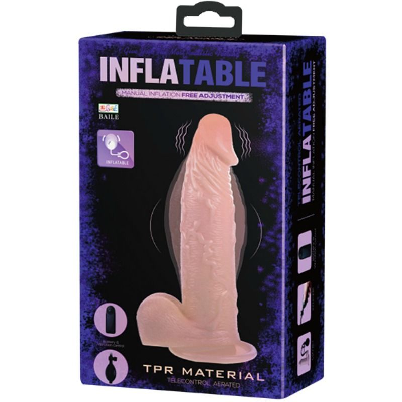 BAILE Dildo Realista Inflable – Vibrador Con Diseño Ergonómico Y Control Personalizado