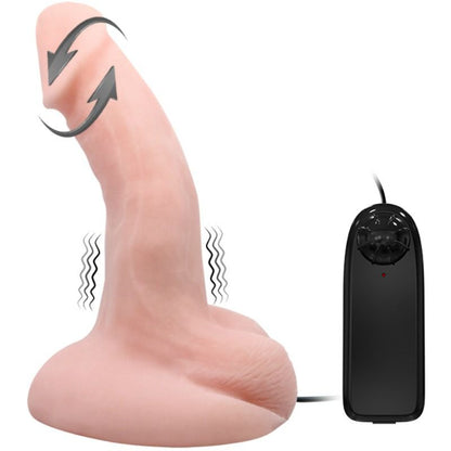 Comprar BAILE Arbitrariness Dildo – Diseño Curvado Con Función De Vibración Y Rotación-Noxtic