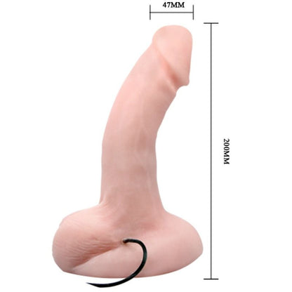 Dildo vibrante BAILE Arbitrariness – Design realistico con texture morbida per il piacere sensoriale