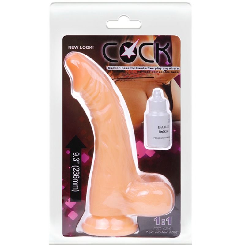 Dildo vibrante realistico BAILE – Design innovativo per un piacere autentico