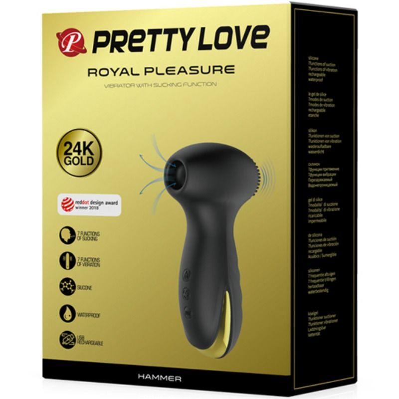 Comprar Pretty Love Smart Hammer – Estimulador Con Funciones De Vibración Y Succión-Noxtic