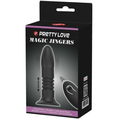 PRETTY LOVE Plug Magic Jinger – Diseño Ergonómico Con Ventosa Para Uso Manual