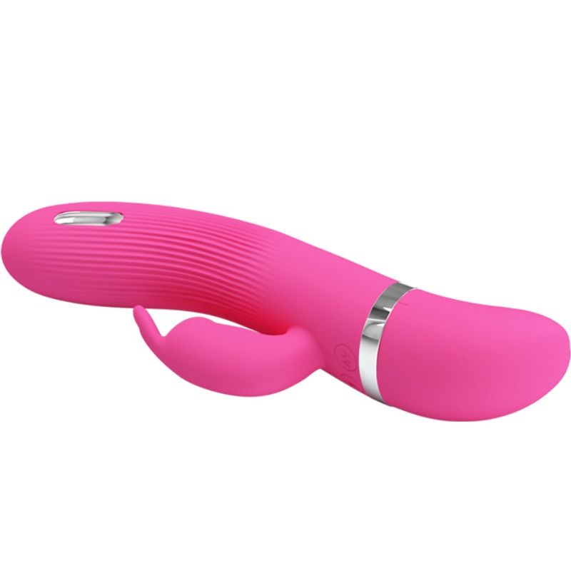 PRETTY LOVE Flirtation Ingram – Vibratore a forma di coniglio con stimolazione elettrica e 7 funzioni di vibrazione