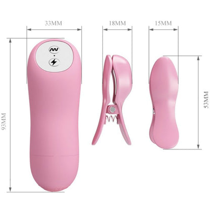 Comprar BAILE Romantic Wave Pinzas Vibradoras – Diseño Ajustable Para Estimulación Sensorial-Noxtic