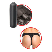Comprar Fetish Fantasy Serie Tanga De Encaje Negro Con Vibrador – Diseño Elegante Para Placer Intenso-Noxtic