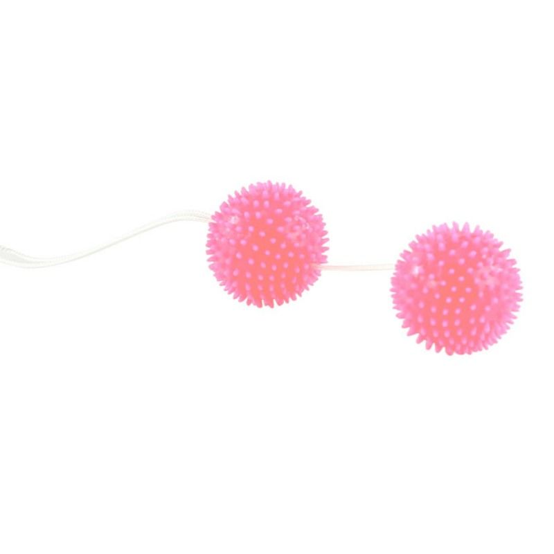 Comprar BAILE Bolas Texturadas Rosa 36 CM – Fortalece El Suelo Pélvico Con Diseño Ergonómico-Noxtic