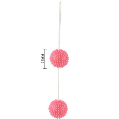 Comprar BAILE Bolas Texturadas Rosa 36 CM – Fortalece El Suelo Pélvico Con Diseño Ergonómico-Noxtic
