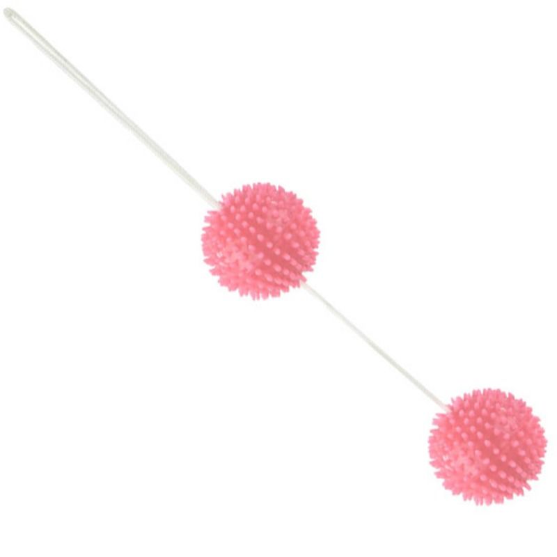 Comprar BAILE Bolas Texturadas Rosa 36 CM – Fortalece El Suelo Pélvico Con Diseño Ergonómico-Noxtic