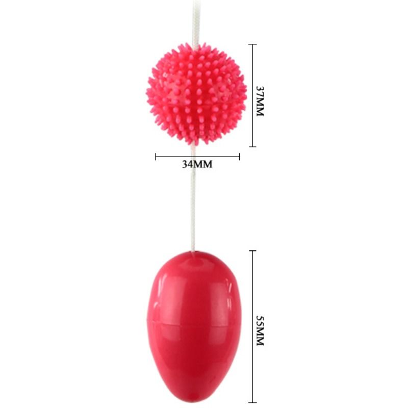 Comprar BAILE Twins Balls Bolas Anales Combinadas – Vibración Suave Para Placer Natural-Noxtic