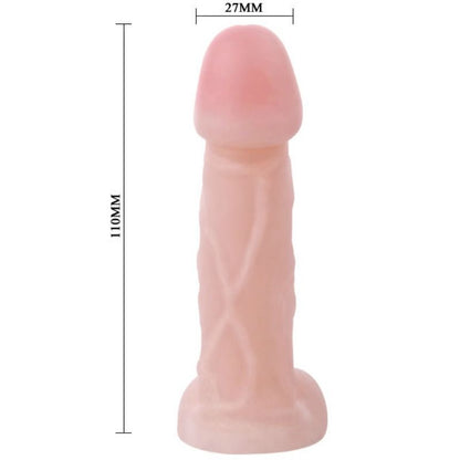 BAILE Slick Pleasure Dildo Realista – Consolador Suave y Flexible Para Estimulación Dual