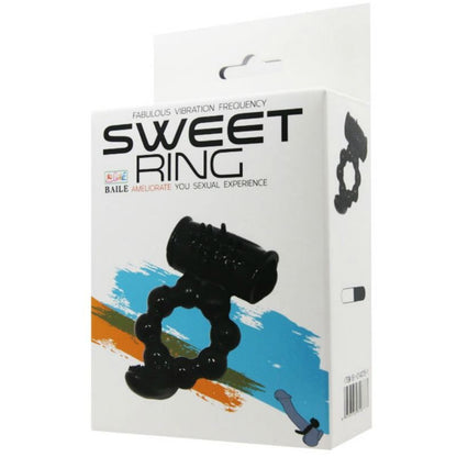 Comprar BAILE Sweet Ring Anillo Con Doble Estimulador – Anillo Vibrador Con Diseño Ergonómico Para Parejas-Noxtic