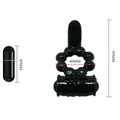 Comprar BAILE Sweet Ring Anillo Con Doble Estimulador – Anillo Vibrador Con Diseño Ergonómico Para Parejas-Noxtic