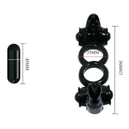 Comprar BAILE Sweet Ring Anillo Doble – Diseño Compartido Para Intimidad Mejorada-Noxtic