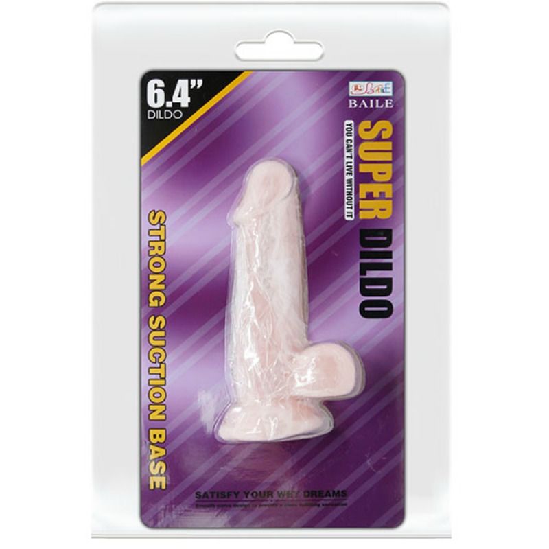 Comprar BAILE Super Dildo Realista Natural 16.5 Cm – Textura Suave Con Material TPR Para Comodidad Óptima-Noxtic