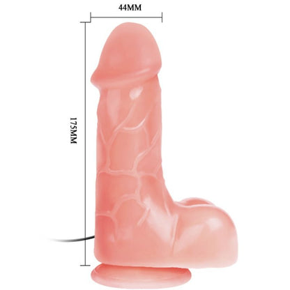 Comprar BAILE Vibrador Realista Bárbara Natural – Diseño Realístico Con Ventosa Fuerte Para Uso Sin Manos-Noxtic