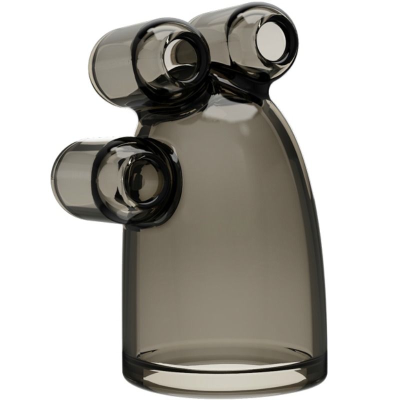 BAILE Funda Vibradora Crystal Cap II – Estimulador Interno Con Balas Vibrantes Ajustables