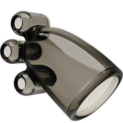 BAILE Funda Vibradora Crystal Cap II – Estimulador Interno Con Balas Vibrantes Ajustables