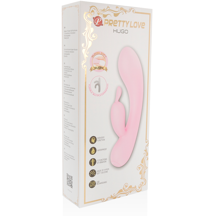 Comprar Pretty Love Smart Hugo – Vibrador Rabbit Recargable Con Diseño Suave Y Flexible-Noxtic