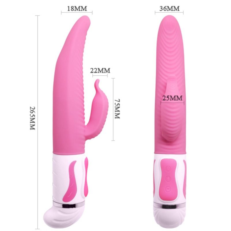 Comprar Pretty Love Flirt Antoine – Vibrador Conejo Con Silicona Flexible Y 12 Velocidades-Noxtic