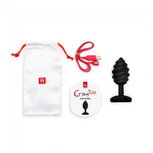 G-VIBE GPLUG TWIST Nero – Giocattolo vibrante ergonomico per un piacere intenso