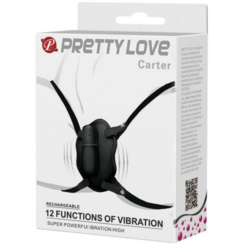 Comprar PRETTY LOVE Strap On Con Bala Vibradora Carter – Juguete Erótico Con Potente Vibración Para Libertad Sensual-Noxtic