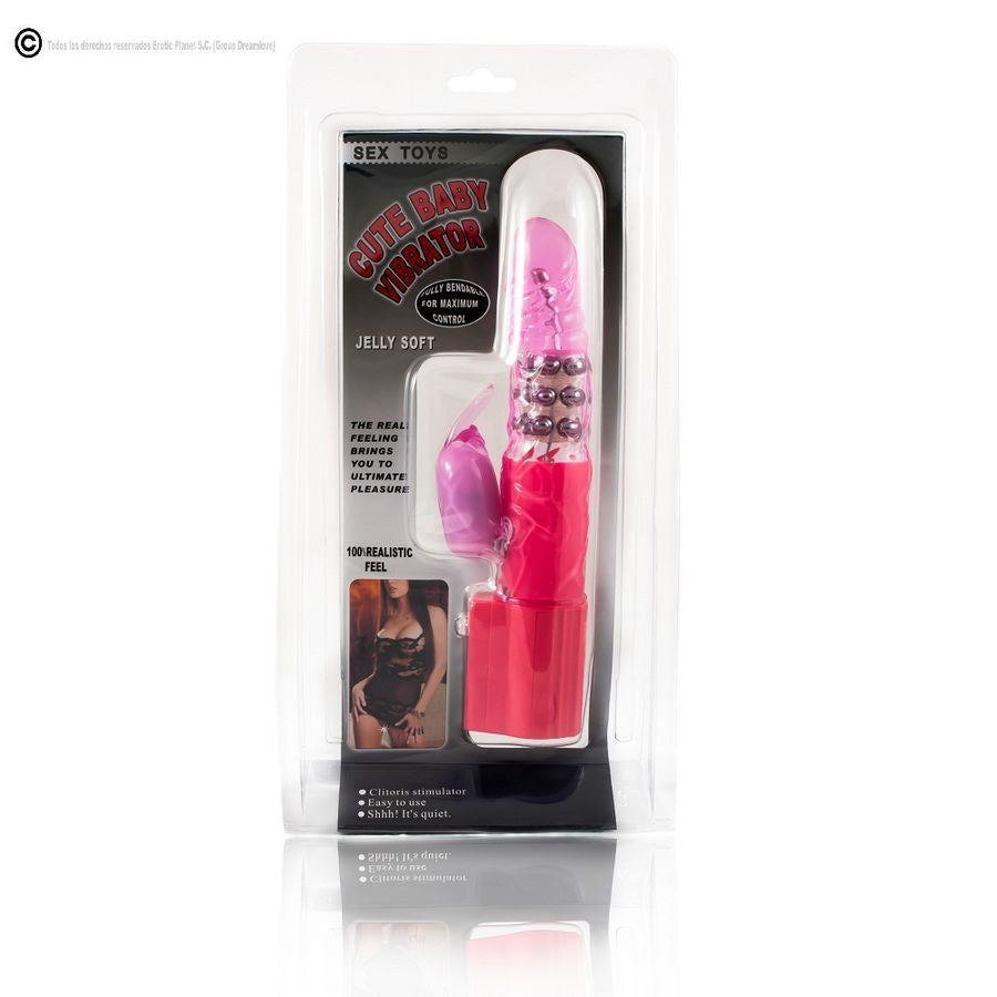 BAILE Rotador Rabbit Rosa – Vibrador Con Múltiples Funciones Y Diseño Ergonómico