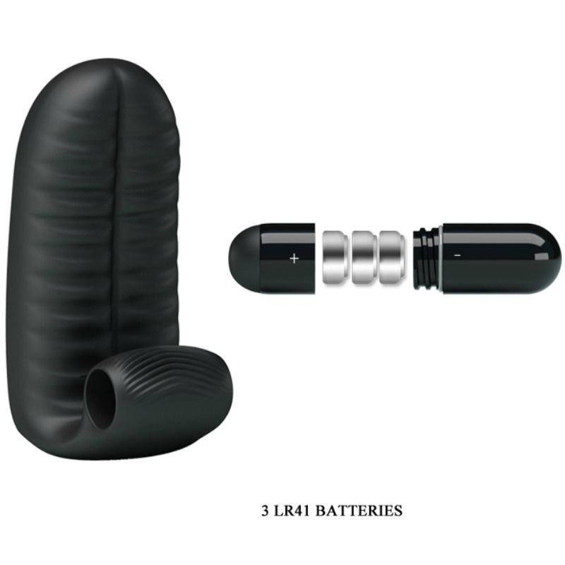 Comprar Pretty Love Abbott Dedal Estimulador Negro – Diseño Ergonómico Con Vibraciones Intensas-Noxtic