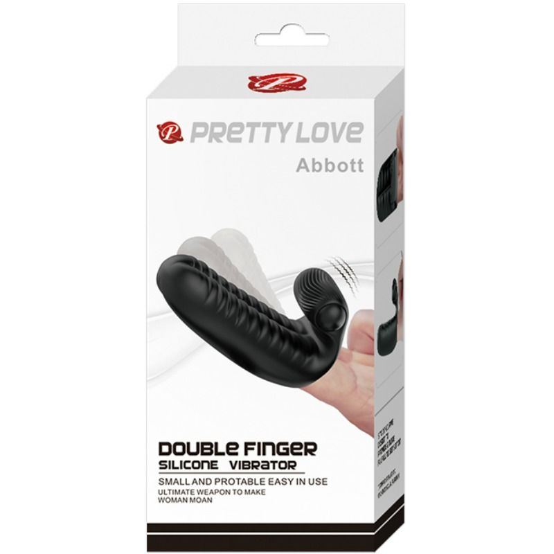 Comprar Pretty Love Abbott Dedal Estimulador Negro – Diseño Ergonómico Con Vibraciones Intensas-Noxtic