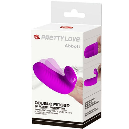 Ditale stimolante viola Pretty Love Abbott – Design ergonomico per un piacere intenso