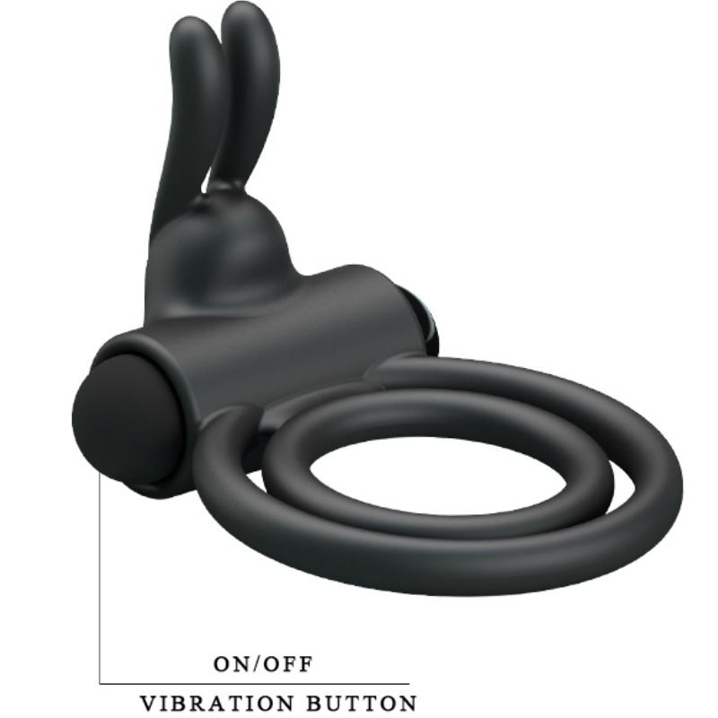 Comprar PRETTY LOVE Osmond Anillo Vibrador De Silicona – Estimulador Intenso Con Diseño Ergonómico-Noxtic