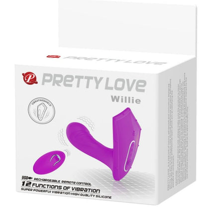 Comprar PRETTY LOVE Willie Estimulador Control Remoto – Estimulación Inmediata Con 12 Modos De Vibración-Noxtic