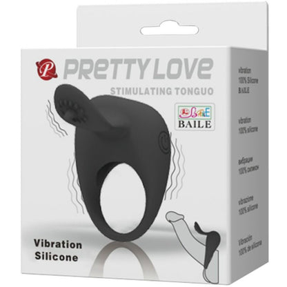 Comprar PRETTY LOVE Anillo Vibrador – Juguete Erótico Con Diseño Elástico Para Parejas-Noxtic