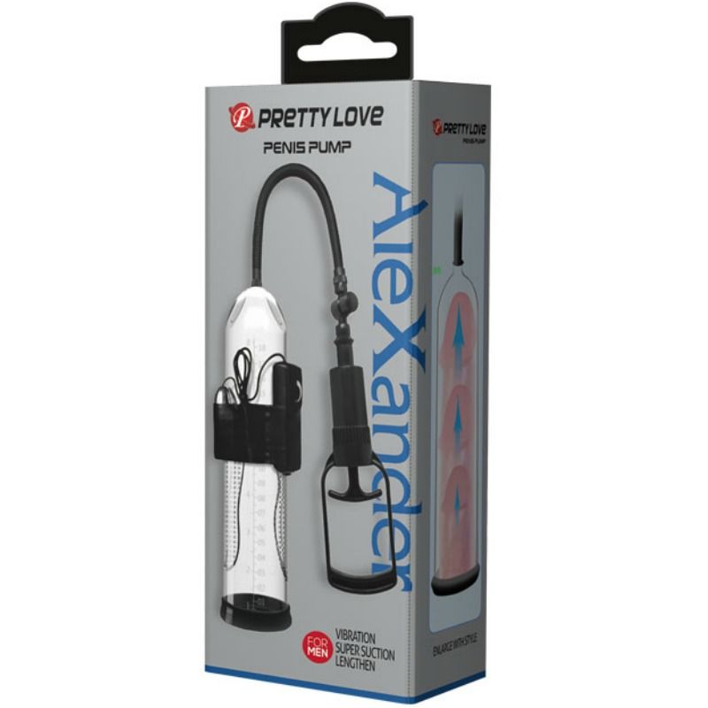 PRETTY LOVE Bomba De Erección Con Vibración – Dispositivo Con Estilo Para Mejora Del Placer