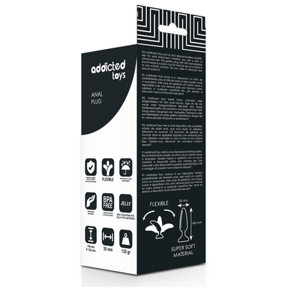 Comprar ADDICTED TOYS Anal Plug 13.5 CM – Diseño Elegante Con Material Hipoalergénico-Noxtic