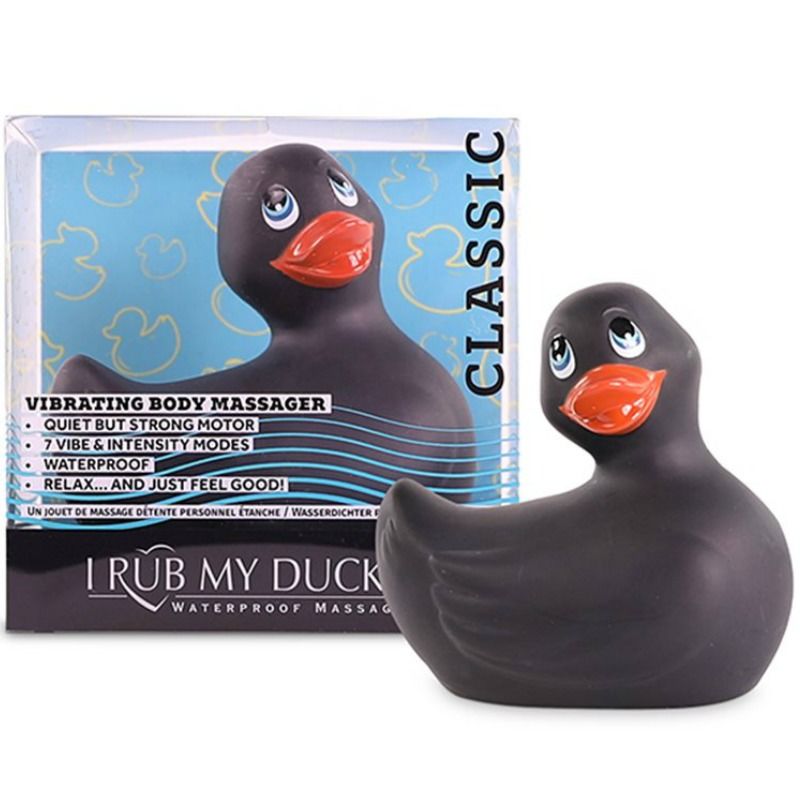 Comprar BIG TEASE TOYS I Rub My Duckie Classic Negro – Pato Vibrador Acuático Con 7 Modos De Vibración-Noxtic