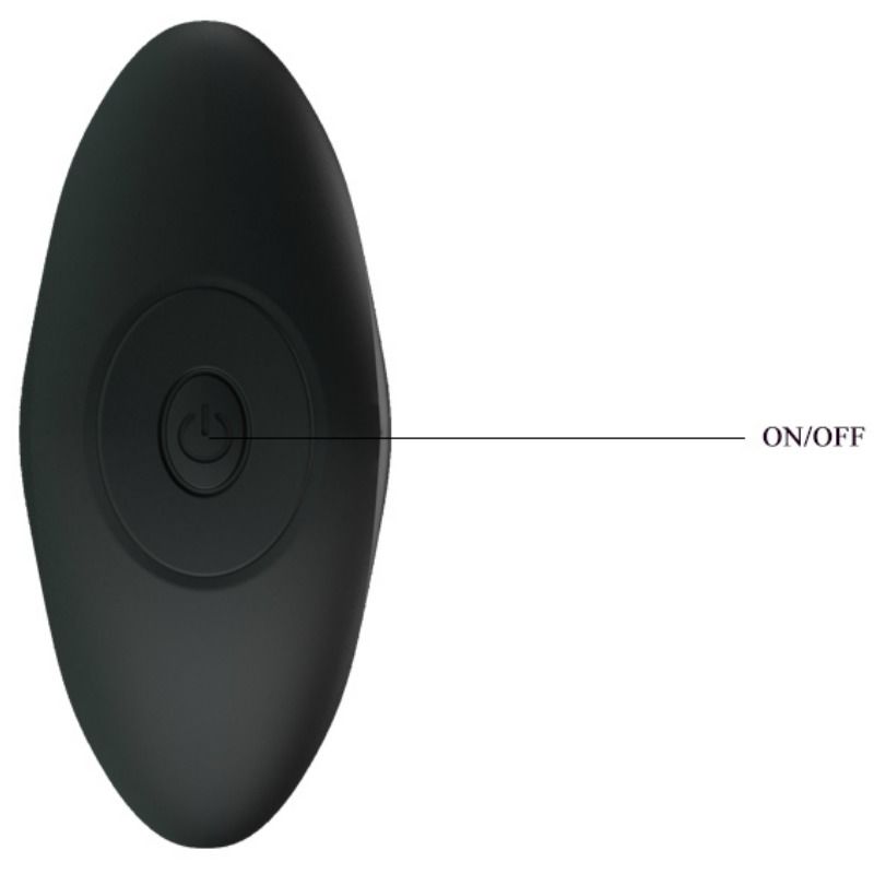 PRETTY LOVE Vibrador Anal Negro – Diseño Elegante Para Exploración Sensual