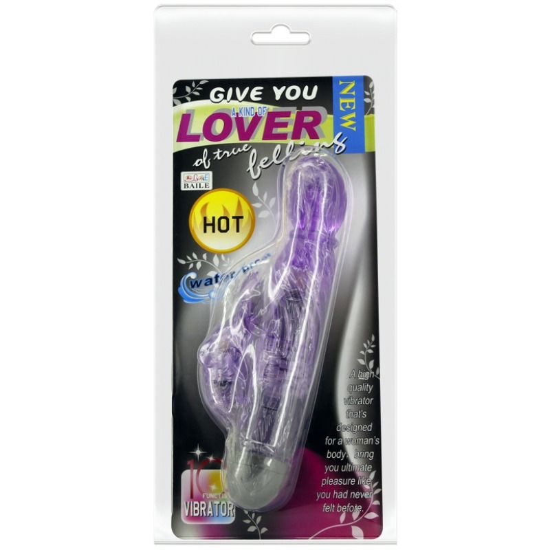 BAILE Give You A Kind Of Lover Vibrador Con Rabbit Lila – Estimulación Ergonómica Con 10 Modos De Vibración