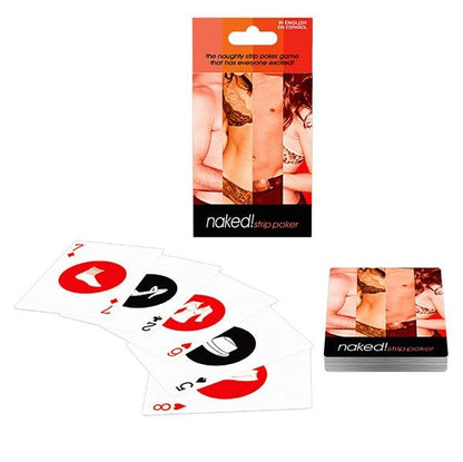KHEPER GAMES Naked Baraja Strip Poker – Juego Divertido Para Momentos Sociales Entre Amigos