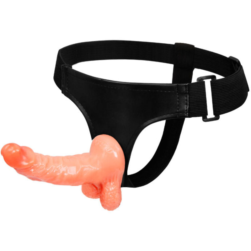 BAILE - ARNES CON PENE REALISTICO Y BRAGUITA AJUSTABLE ULTRA PASSIONATE 15.5 CM-BAILE HARNESS COLLECTION-Noxtic