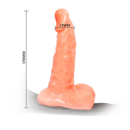 BAILE - ARNES CON PENE REALISTICO Y BRAGUITA AJUSTABLE ULTRA PASSIONATE 15.5 CM-BAILE HARNESS COLLECTION-Noxtic