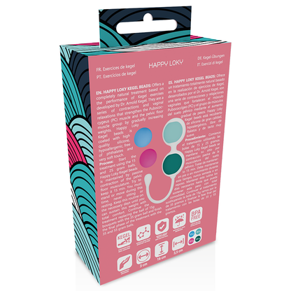 Happy Loky Kegel Beads – Entrenamiento Efectivo Para Suelo Pélvico Con Diseño Confortable