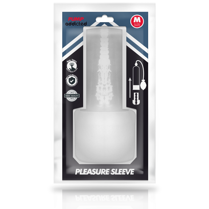 PUMP ADDICTED Pleasure Sleeve Serie Manual – Sensación Ultra Realista Con Material Suave Y Envolvente