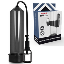Comprar PUMP ADDICTED Bomba Erección RX7 Negro – Potente Dispositivo Con Vibrador Para Mejora Del Rendimiento-Noxtic