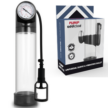 Comprar PUMP ADDICTED Bomba Erección RX9 Transparente – Diseño Innovador Con Vibrador Integrado-Noxtic