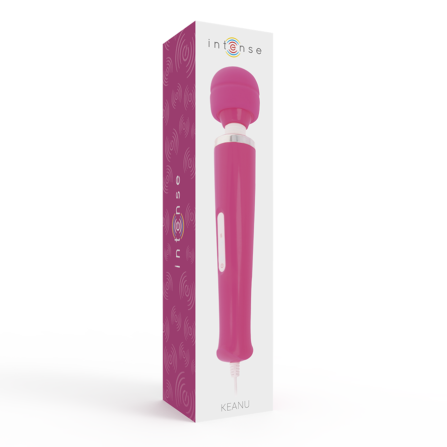 INTENSE Keanu Wand Pink – Massaggiatore potente con curve attraenti