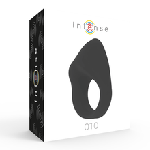 Comprar INTENSE Oto Anillo Vibrador Recargable Negro – Estimulador Con 20 Velocidades Para Placer Personalizado-Noxtic