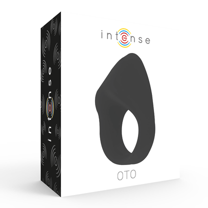 Comprar INTENSE Oto Anillo Vibrador Recargable Negro – Estimulador Con 20 Velocidades Para Placer Personalizado-Noxtic