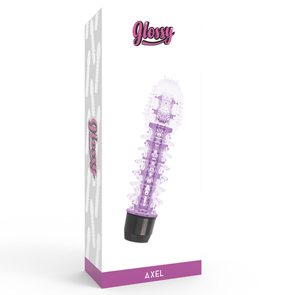 Comprar GLOSSY Axel Vibrador Lila – Vibrador Ergonómico Con Vibraciones Potentes Y Variadas-Noxtic