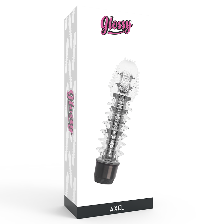 Comprar GLOSSY Axel Vibrador Negro – Vibrador Potente Con Diseño Moderno Y Ajustes Personalizados-Noxtic