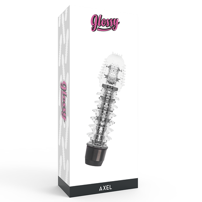 Comprar GLOSSY Axel Vibrador Negro – Vibrador Potente Con Diseño Moderno Y Ajustes Personalizados-Noxtic